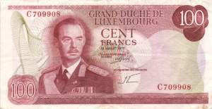 100 Francs 15.7.1970